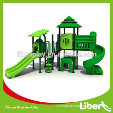 Crianças ecológicas Playground ao ar livre Slide Play Estrutura LE.SL.004